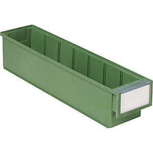 BiOX Regalkasten, grün, LxBxH 400 x 90 x 82 mm, VE 30 Stk.