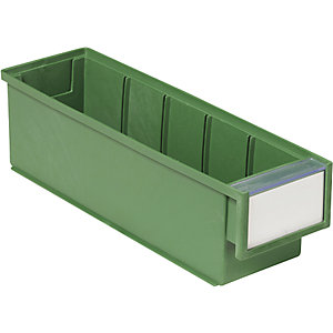 BiOX Regalkasten, grün, LxBxH 300 x 90 x 82 mm, VE 30 Stk.