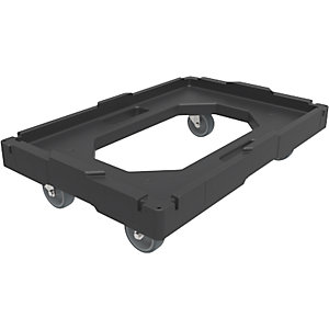 Transportroller DOLLY 64, mit Verbindungshaken, LxB 594 x 396 mm, Tragfähigkeit 210 kg.