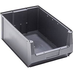 ESD-Sichtlagerkasten, aus Polypropylen, LxBxH 500 x 310 x 140 mm, VE 14 Stk.