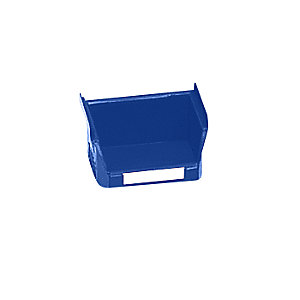 Sichtlagerkasten aus Polyethylen, LxBxH 90 x 100 x 50 mm, blau, VE 50 Stk.