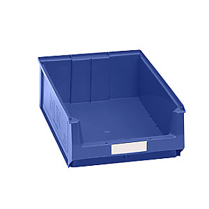 Sichtlagerkasten aus Polyethylen, LxBxH 500 x 310 x 140 mm, blau, VE 14 Stk.
