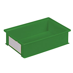 Stapeltransportkasten, LxBxH 465 x 314 x 120 mm, Farbe Grün, VE 16 Stk.
