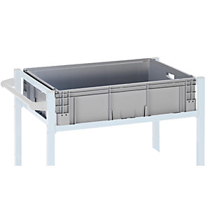 Industriebehälter aus Polypropylen, Stapellast 400 kg, LxBxH 800 x 600 x 220 mm, 1 Stk.