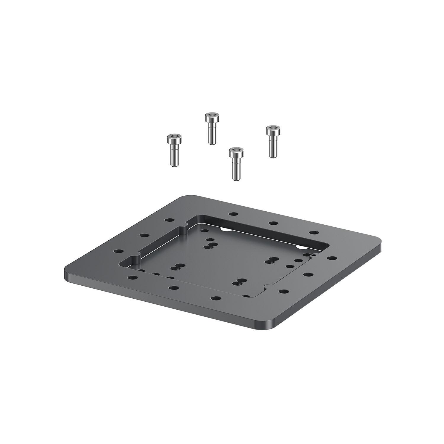 HETTICH LegaDrive Systems Tischbeinanbindung, graphitgrau, 9243049