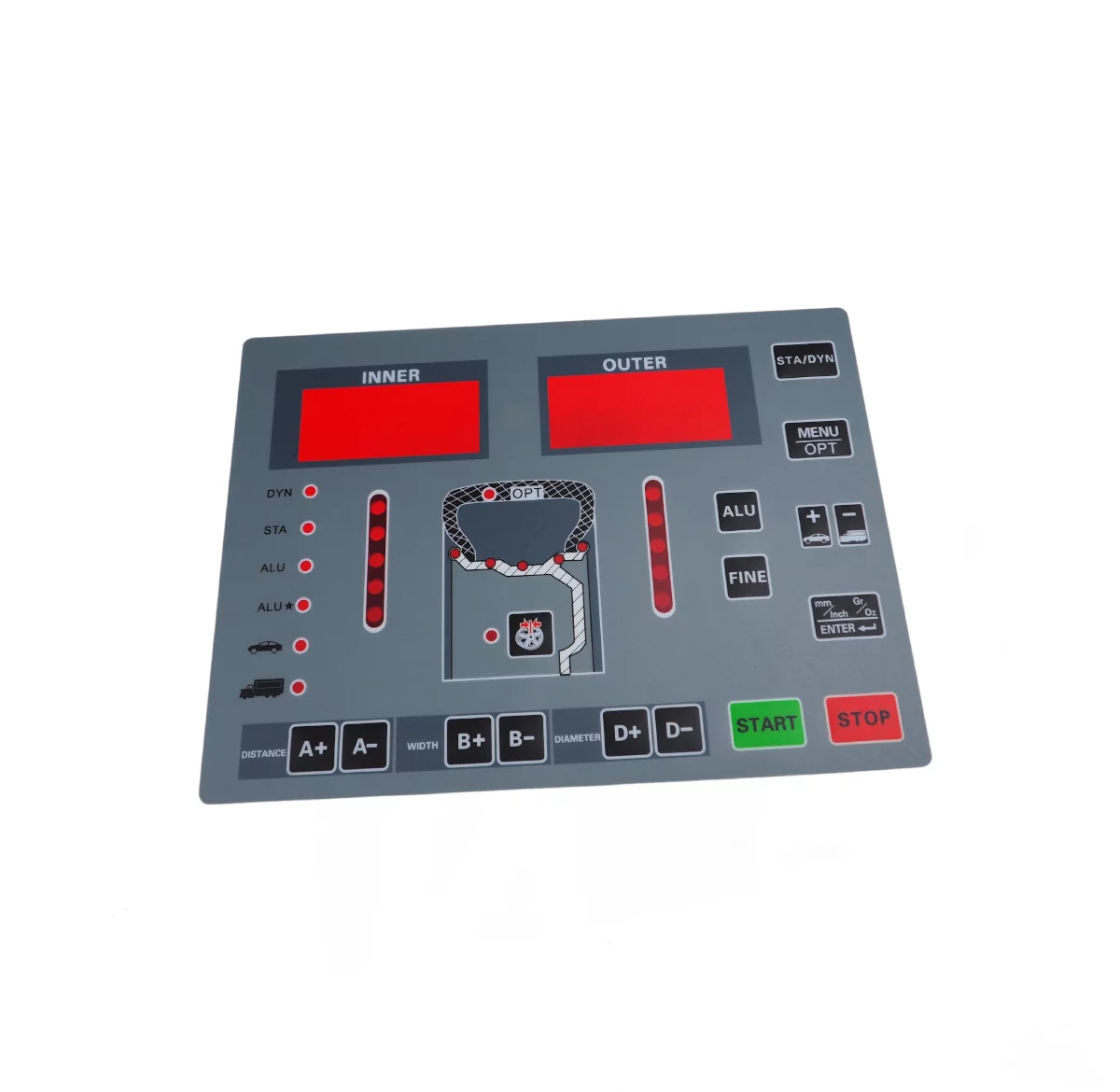 Tastatur/Deckplatte Präzision LkW