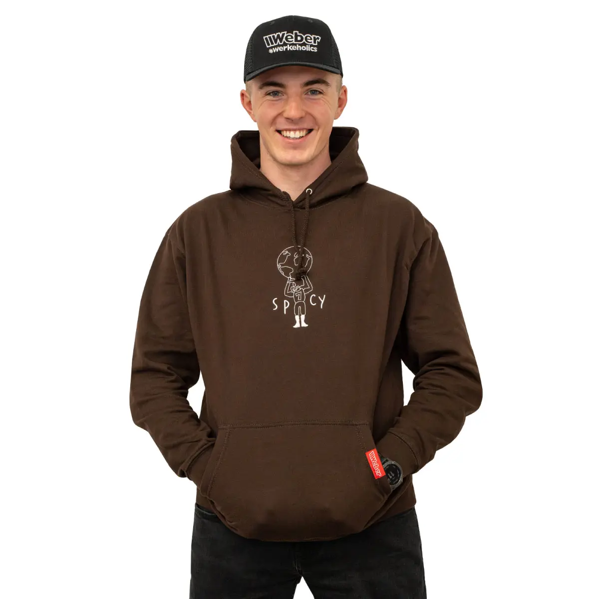 Weber Max Spies Hoodie braun