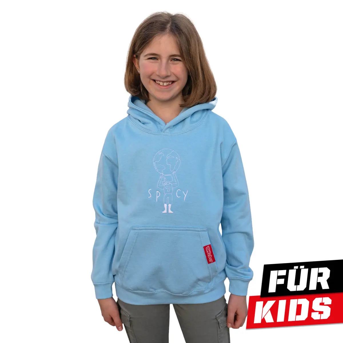 Weber Max Spies Hoodie Kids blau